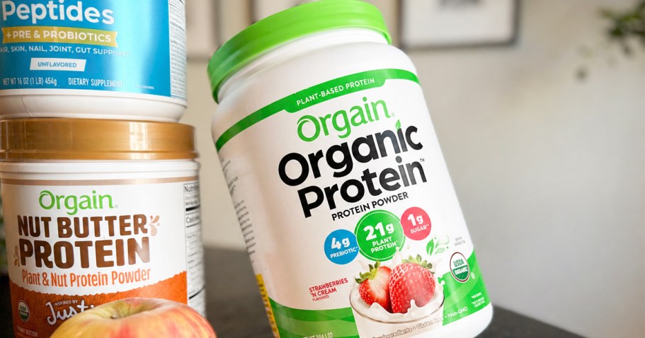 WOW! Orgain Protein Powder 2lb Tub Only $13.94 Shipped on Amazon (Reg. $36)