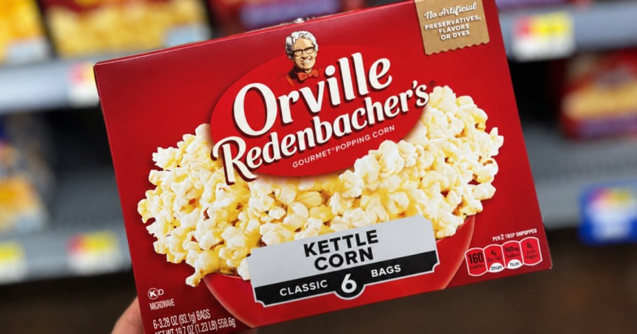 Orville Redenbacher’s Popcorn 6-Pack Only $2.86 Shipped on Amazon (Just 48¢ Per Bag!)