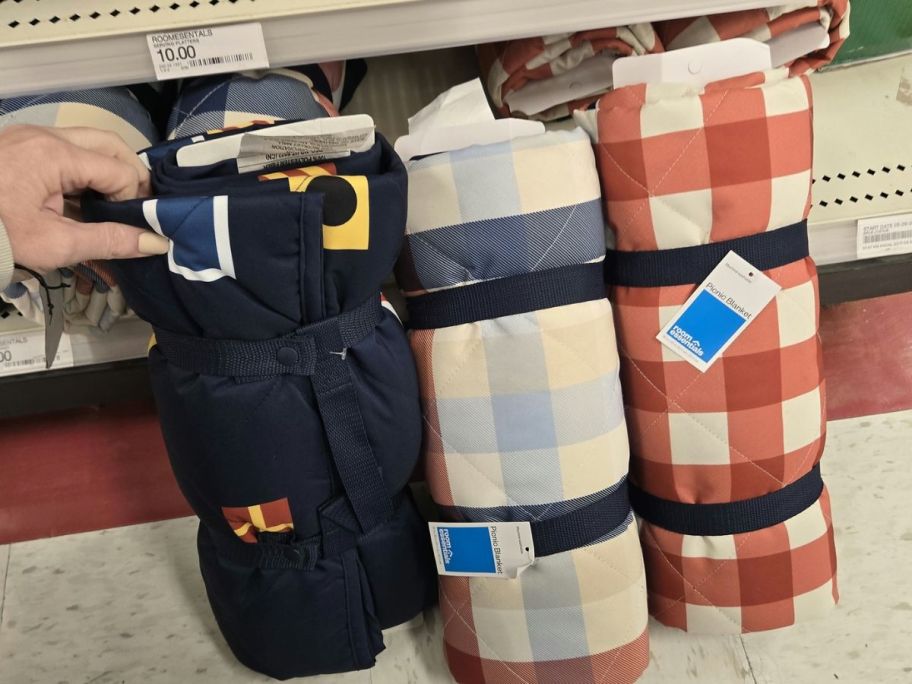 Room Essentials Three different picnic blankets