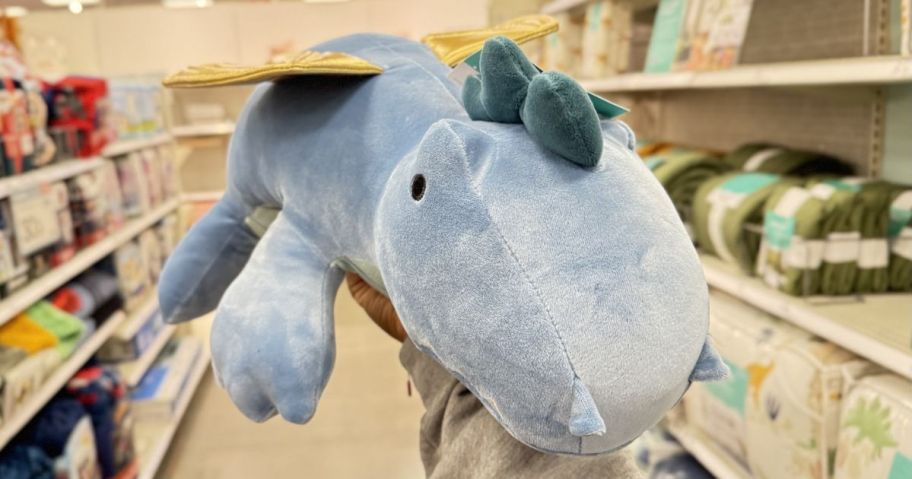 Pillowfort Weighted Dragon Plush