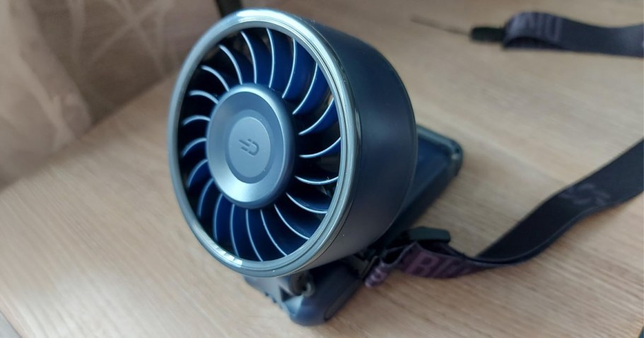 Portable Rechargeable Fan Just $10.70 on Amazon (Perfect for Concerts & Travel)