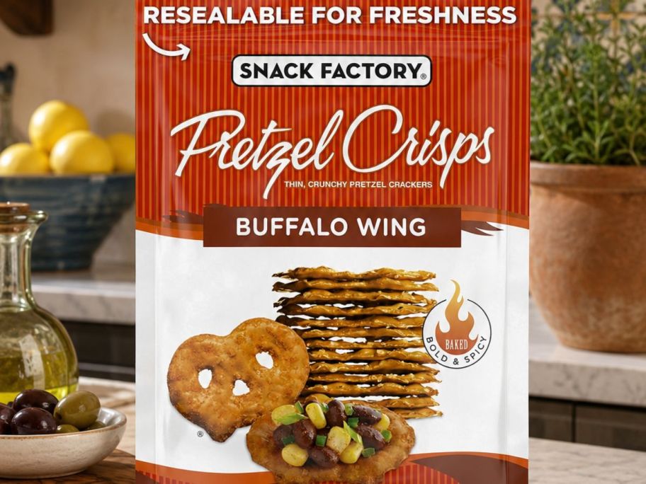Pretzel chips bag