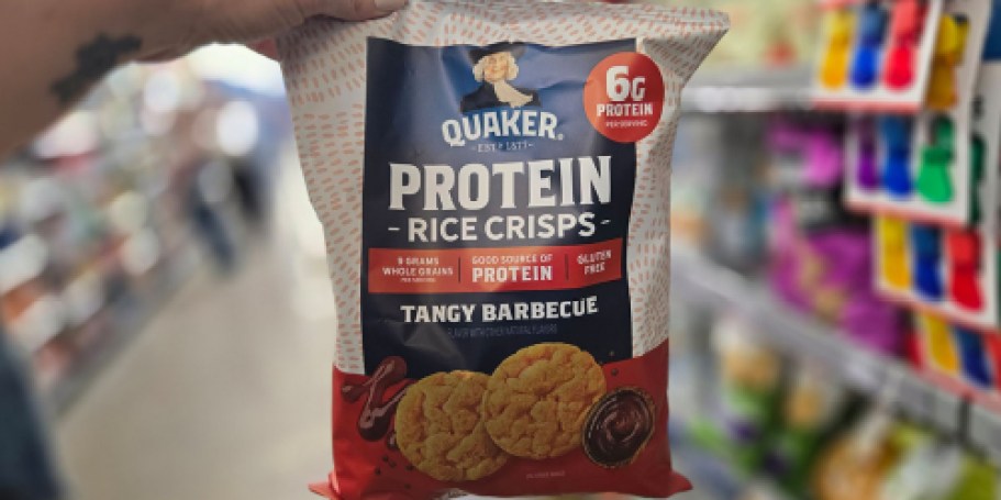 New Quaker Protein Rice Crisps at Walmart (6g Protein Per Serving!)
