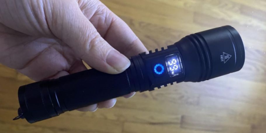 Rechargeable LED Flashlight 2-Pack Just $9.59 on Amazon (Reg. $24)