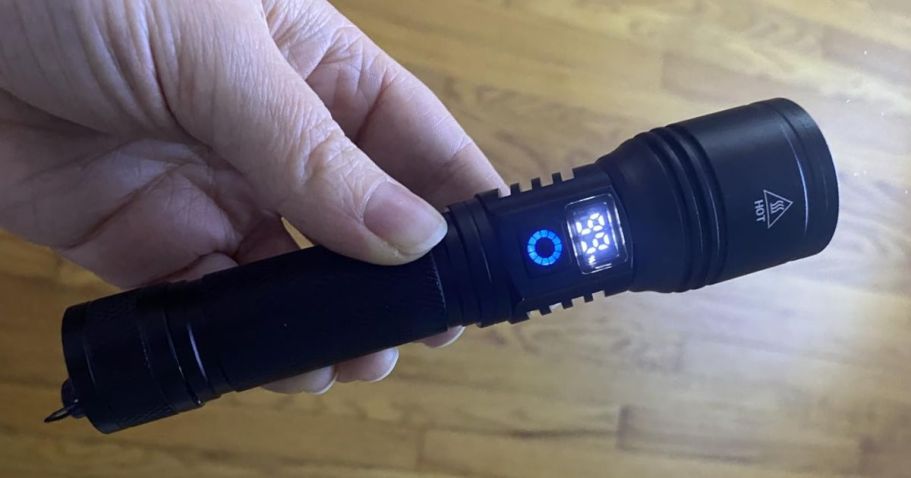 Rechargeable LED Flashlight 2-Pack Just $9.59 on Amazon (Reg. $24)