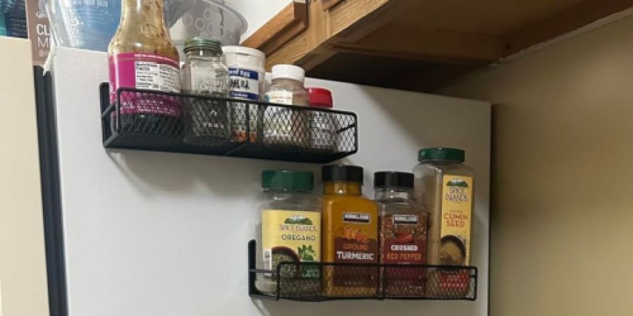 SIX Magnetic Spice Racks Only $15.99 Shipped for Prime Members