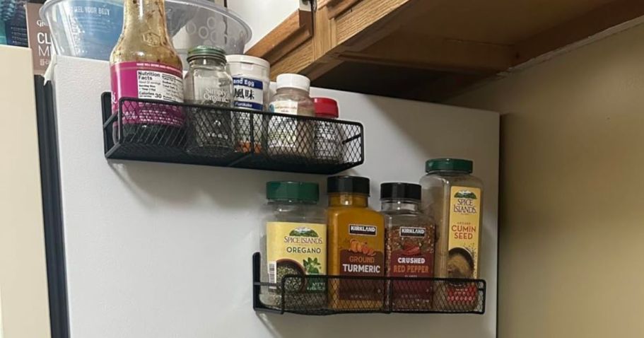 SIX Magnetic Spice Racks Only $15.99 Shipped for Prime Members