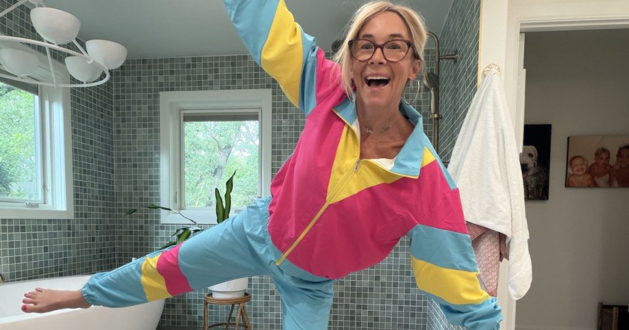 Retro Tracksuits on Amazon Are Perfect for 80s & 90s Parties