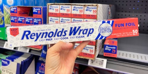 Reynolds Wrap Fun Foil Heart Patterned Aluminum Foil Just $5 at Walmart