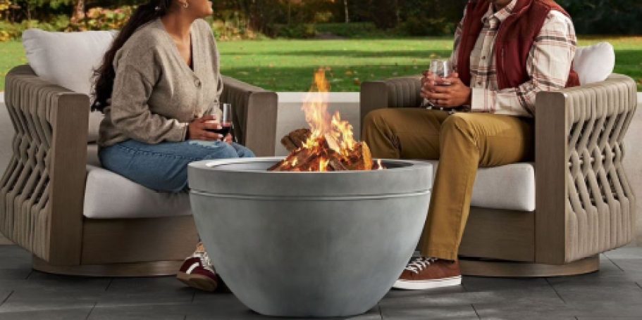 Large Concrete Wood Burning Fire Pit Just $113 on SamsClub.com (Reg. $280)