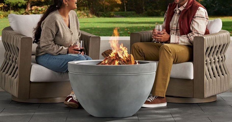 Large Concrete Wood Burning Fire Pit Just $113 on SamsClub.com (Reg. $280)