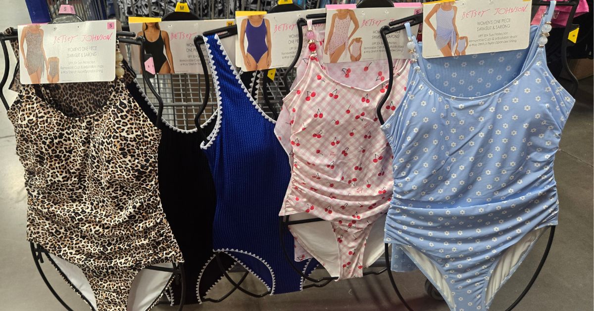 HOT Sam’s Club Swimwear Price Drops | Betsey Johnson Styles Just $12.91