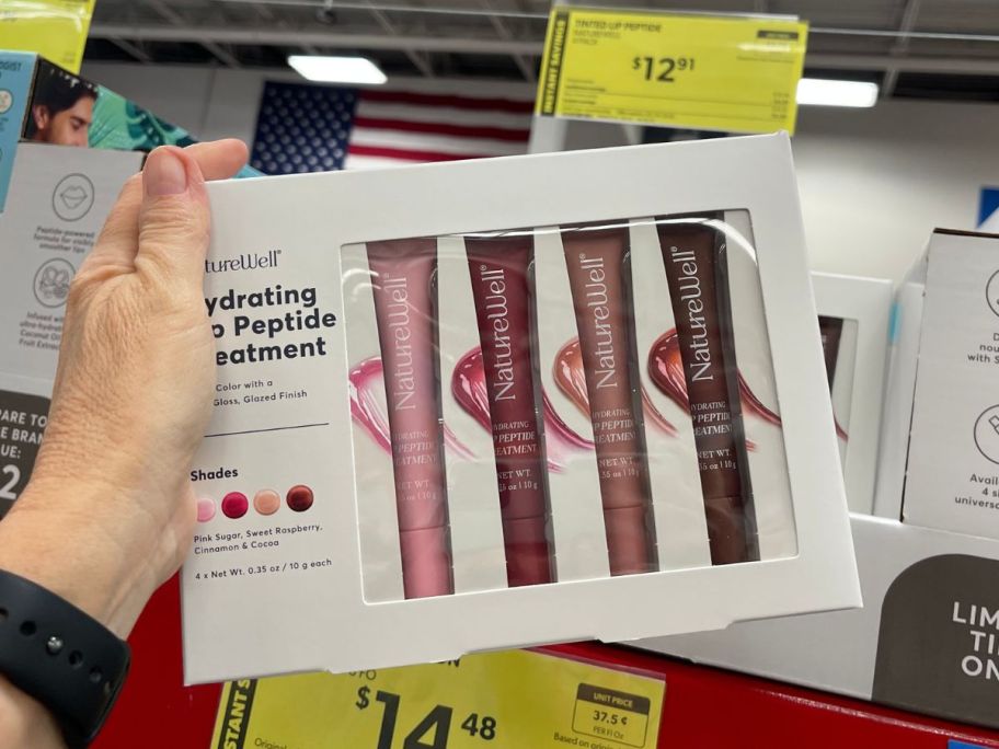 NatureWell Hydrating & Tinted Lip Peptide 4-Pack