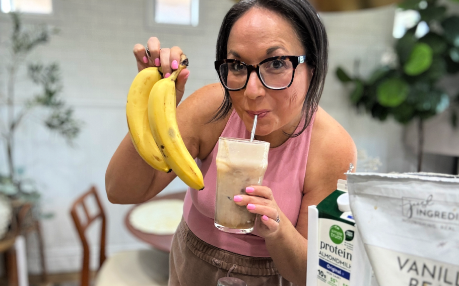 The Creamiest Protein Banana Latte (No Syrups Needed)