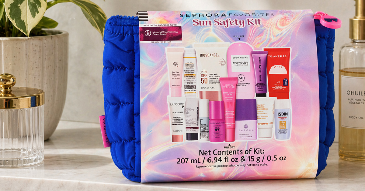 Sephora Sun Safety Kit Just $39 Shipped ($218 Value) + THREE Freebies