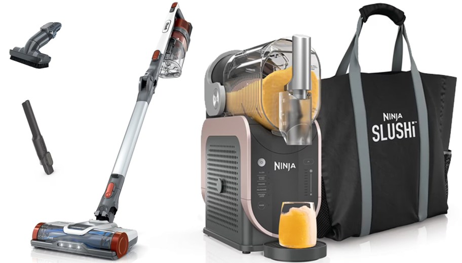 shark vacuum and ninja slushi machine