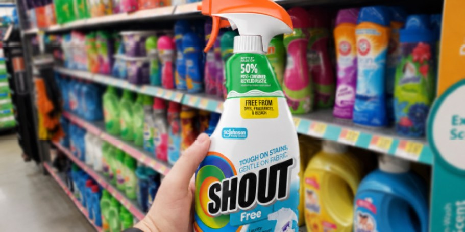 Shout Stain Remover Spray Just $2.79 Shipped on Amazon (Dye & Fragrance Free)