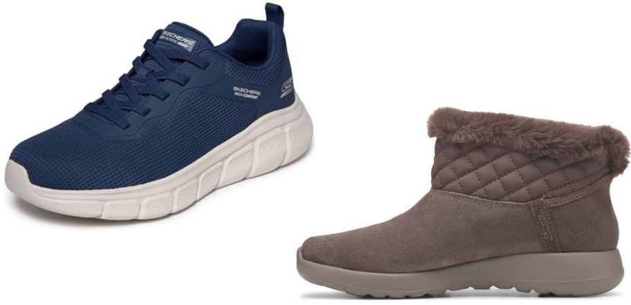 Stock images of two Skechers shoes
