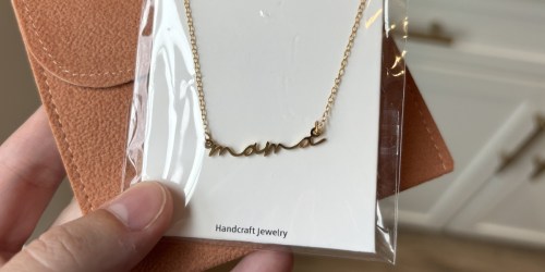 Easy Gift Idea: $4 Mama Necklace on Amazon (Our Team Keeps Buying It!)