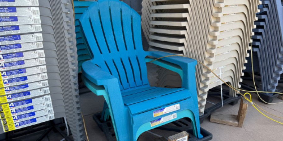 Stackable Adirondack Chairs Only $19.98 at Lowe’s – Today ONLY