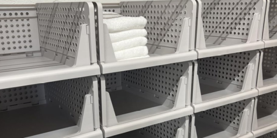 Stackable Closet Organizers 5-Pack Only $25 on Amazon (Reg. $60)