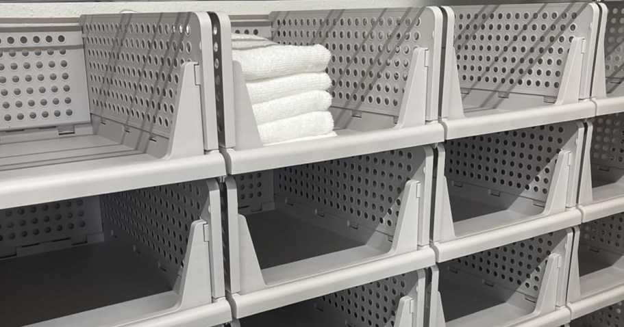 Stackable Closet Organizers 5-Pack Only $25 on Amazon (Reg. $60)
