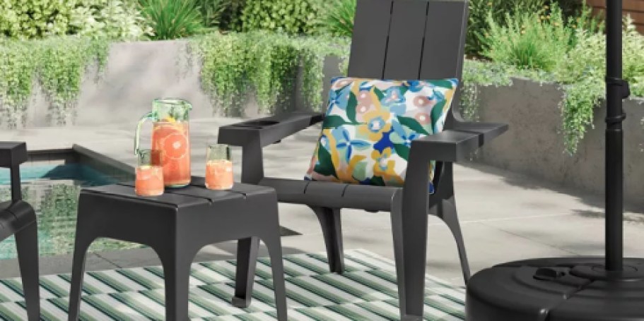 Stackable Adirondack Chairs Just $17.50 at Target (They Even Have Cup & Phone Holders!)