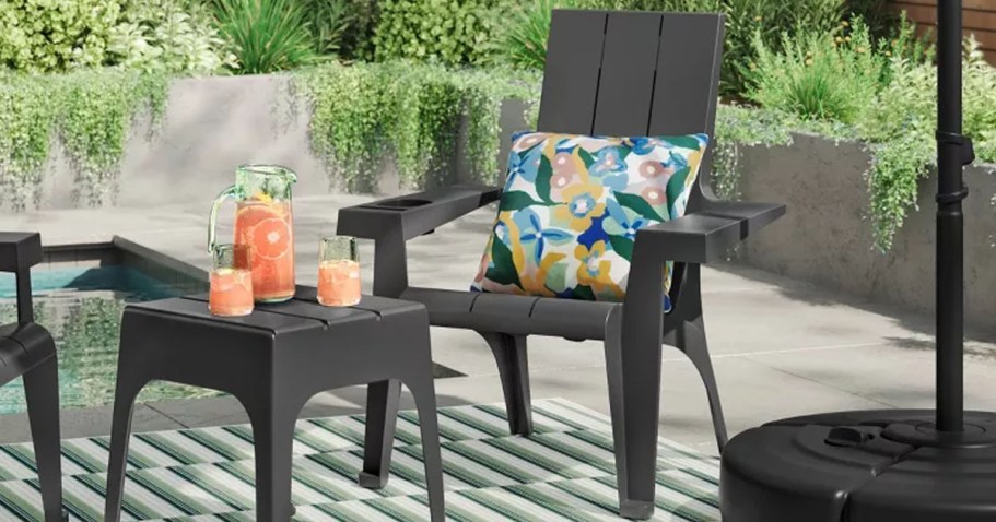 Stackable Adirondack Chairs Just $17.50 at Target (They Even Have Cup & Phone Holders!)