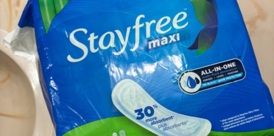 Stayfree Maxi Pads 66-Pack Only $5 Shipped on Amazon (Reg. $14)