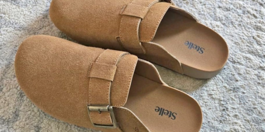 Suede Clogs Just $12.49 on Amazon (Reg. $25) | Birkenstock Look for Less