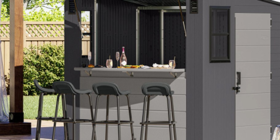 $400 Off Poolside Cabana Shed on Lowes.com (Major Backyard Upgrade for Summer!)