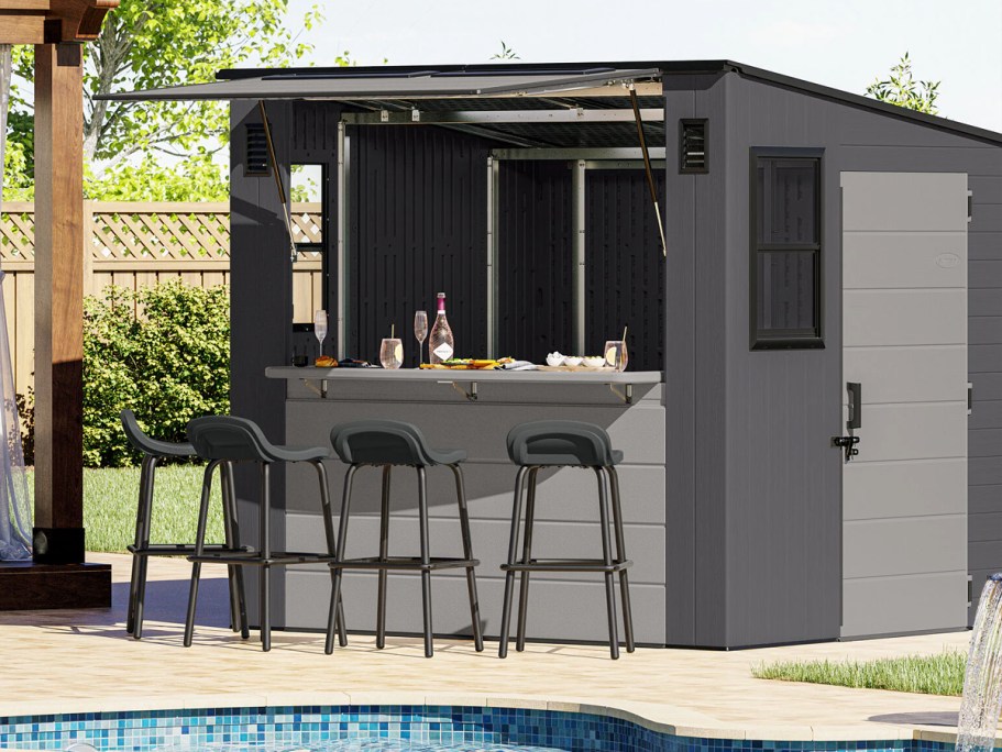 $400 Off Poolside Cabana Shed on Lowes.com (Major Backyard Upgrade for Summer!)
