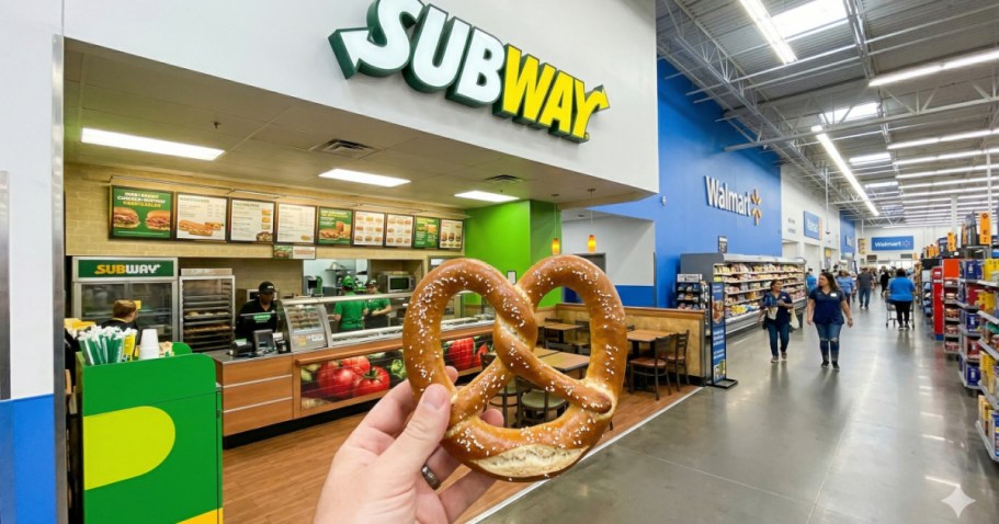 $1 SUPERPRETZEL at Subway Inside Walmart Stores &ndash; Today ONLY