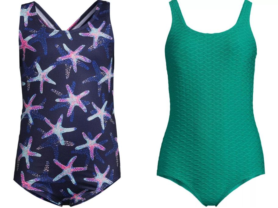 Stock image of two swimsuits