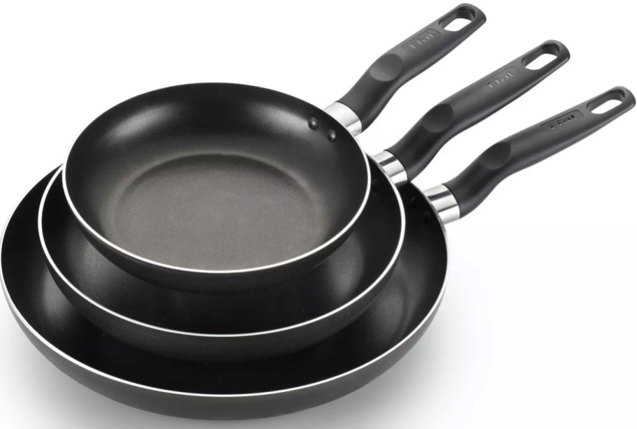 T-fal 3-Piece Fry Pan Set