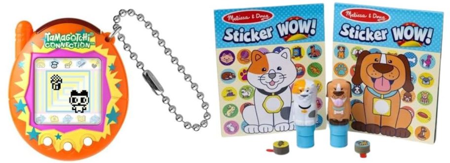 Tamagotchi Connection and Melissa & Doug Sticker Wow! Pets 2-Pack