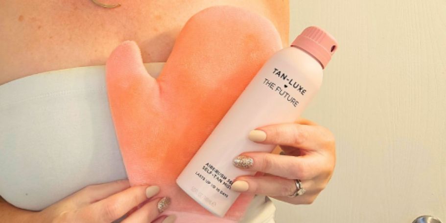 Tan-Luxe Self-Tanning Mist & Mitt Set Only $29.95 Shipped ($53 Value!)