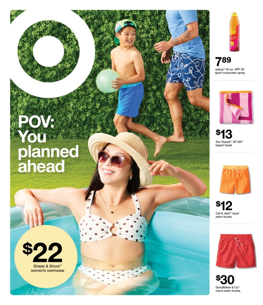 page from Target ad