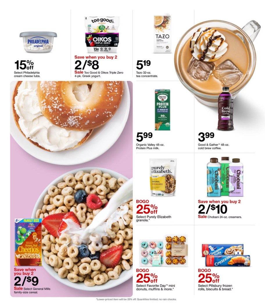 page from Target ad
