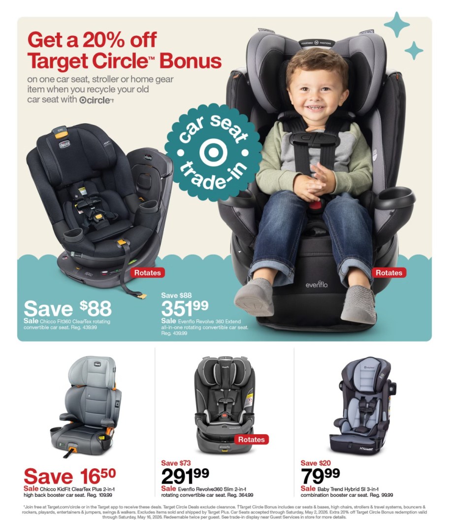 page from Target ad