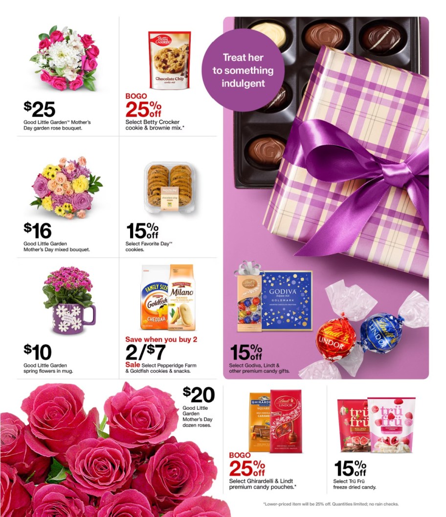 page from Target ad