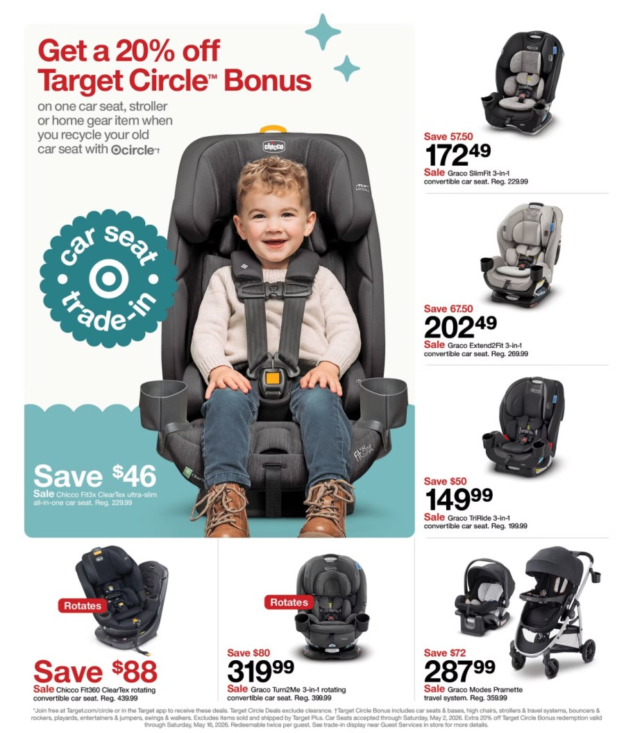 page from Target ad