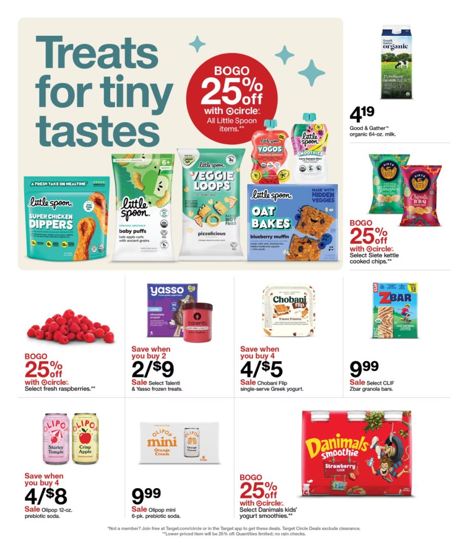 page from Target ad