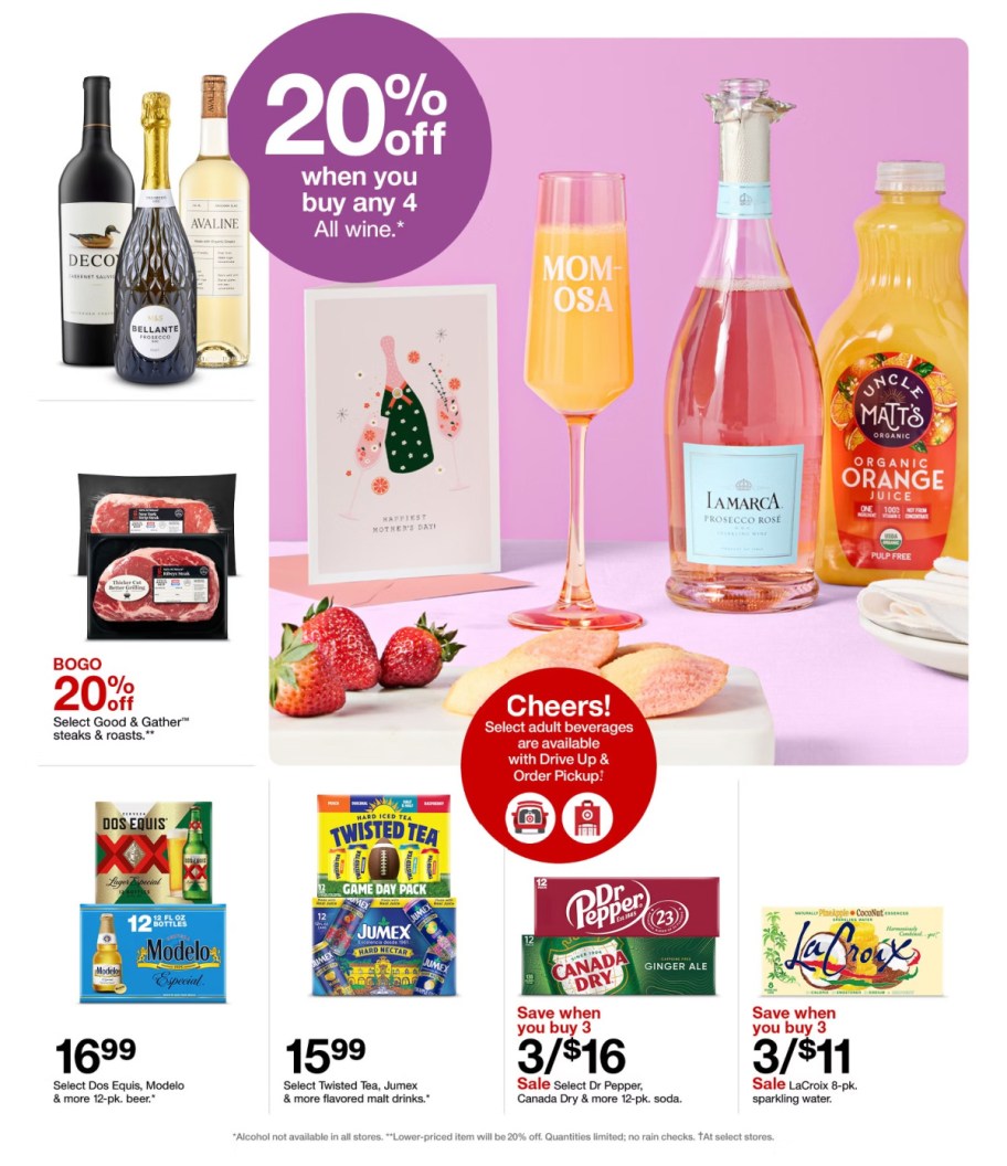 page from Target ad