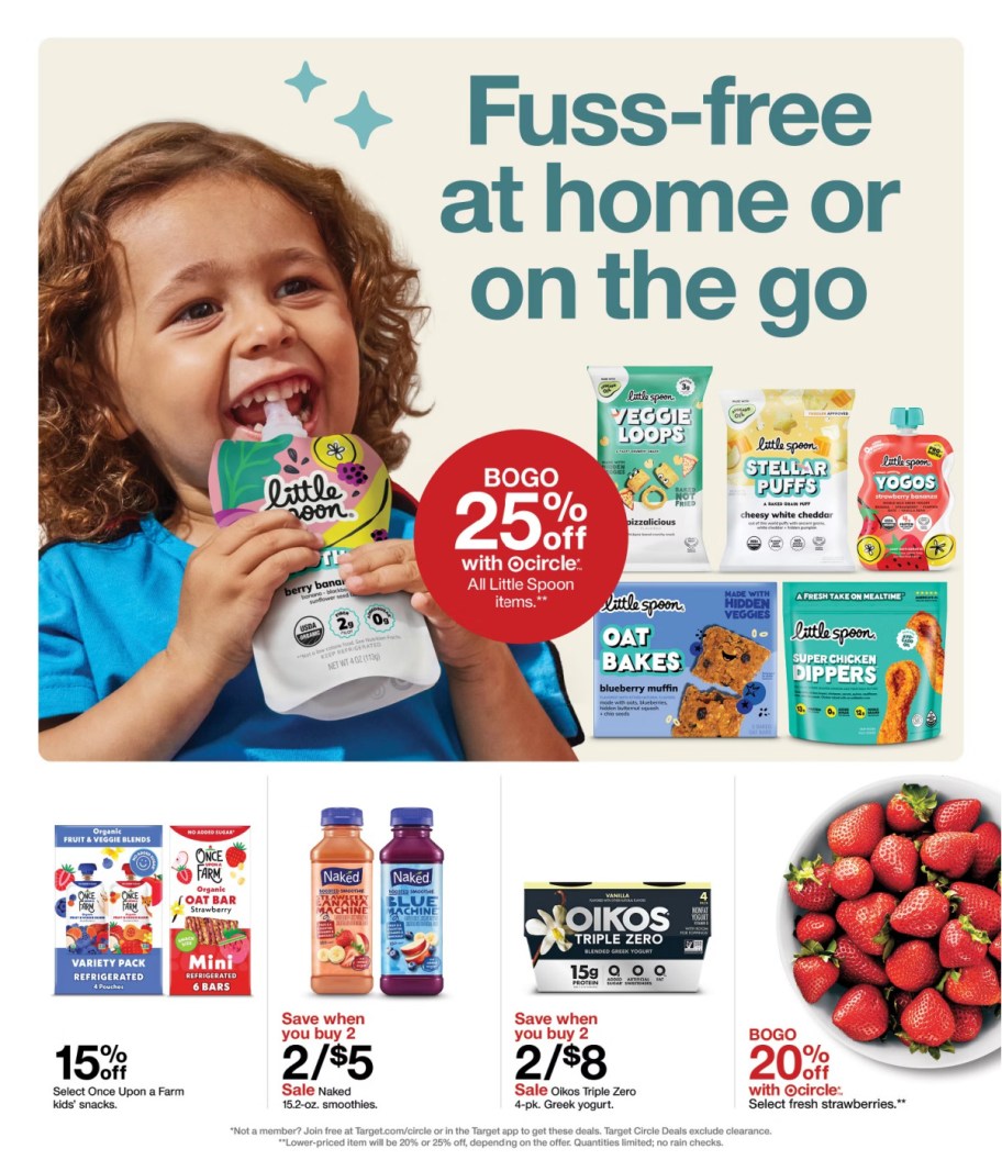 page from Target ad