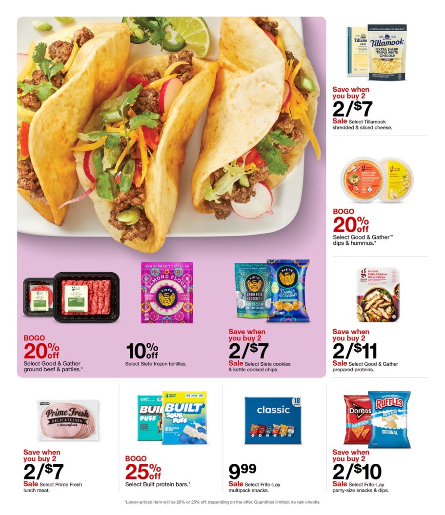 page from Target ad