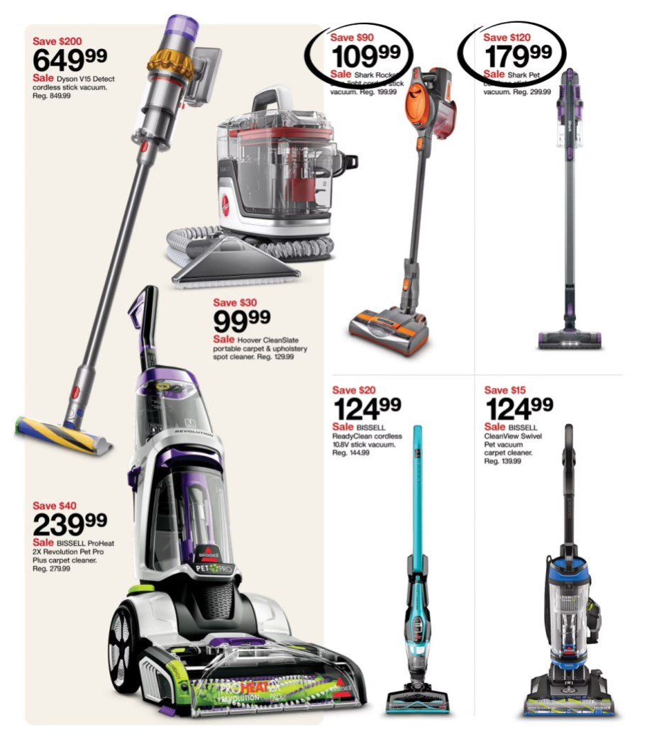 page from Target ad