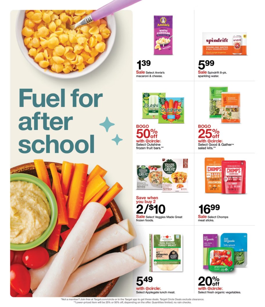 page from Target ad