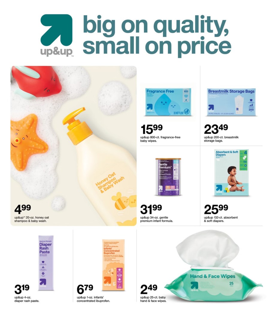 page from Target ad