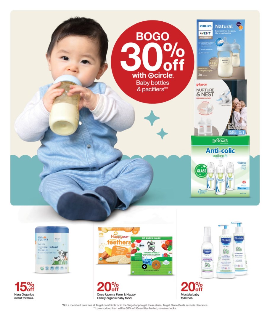 page from Target ad